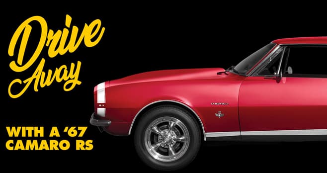 Advance Auto Parts Camaro Sweepstakes