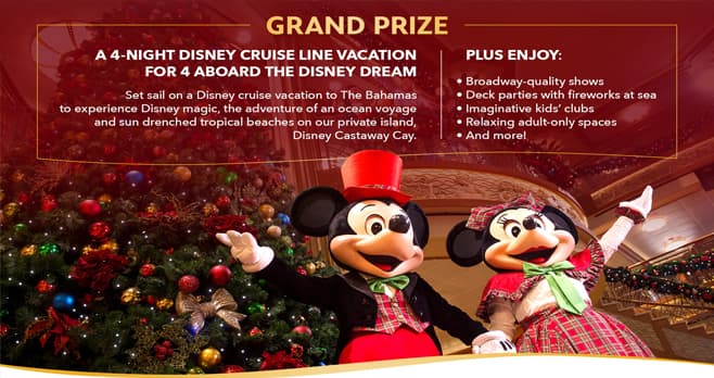 Disney Set Sail with Santa Sweepstakes