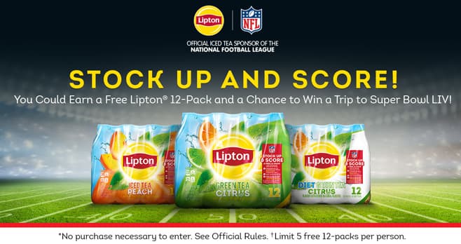 Lipton Rewards Sweepstakes (LiptonRewards.com)