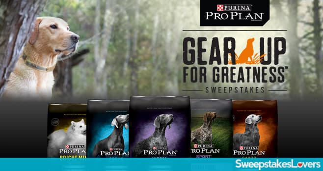 Purina Pro Plan Gear Up for Greatness Sweepstakes