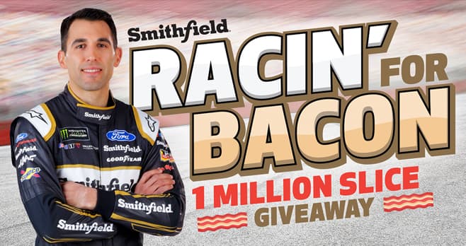 Smithfield Racin' for Bacon Giveaway (RacinForBaconGiveaway.com)