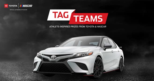 Toyota Tag Teams Monster Energy NASCAR Cup Series Sweepstakes