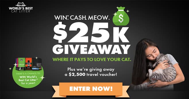 Win Cash Meow Sweepstakes (WinCashMeow.com)