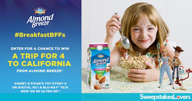 Almond Breeze And Toy Story 4 Sweepstakes