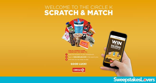 Circle K Scratch and Match Game 2020