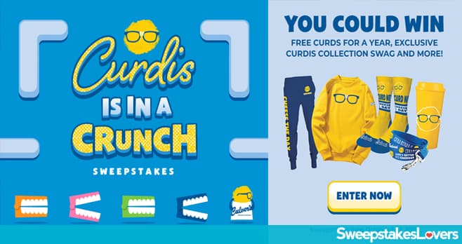 Culver's Curdis is in a Crunch Sweepstakes
