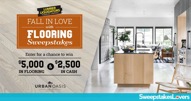 DIY Network Fall in Love with Flooring Sweepstakes