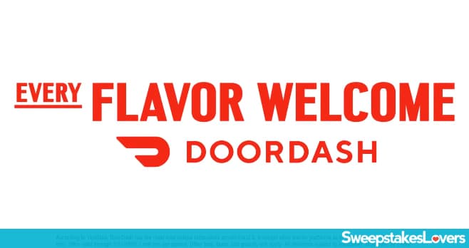 DoorDash Every Flavor Welcome Giveaway