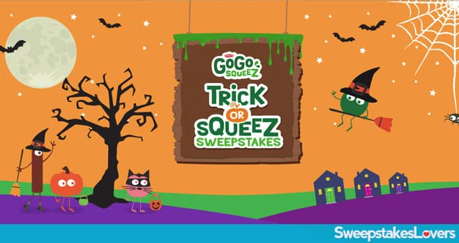 GoGo squeeZ Trick or squeeZ Sweepstakes