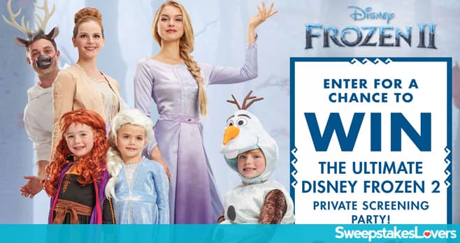 Party City Ultimate Frozen 2 Screening Party Sweepstakes