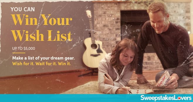 Sweetwater Win Your Wish List Giveaway