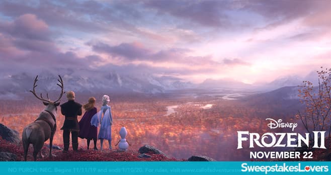 Disney Frozen 2 Call of Adventure Sweepstakes