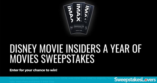 Disney Movie Insiders A Year Of Movies Sweepstakes