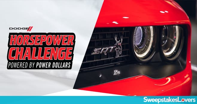 Dodge Horsepower Challenge Sweepstakes