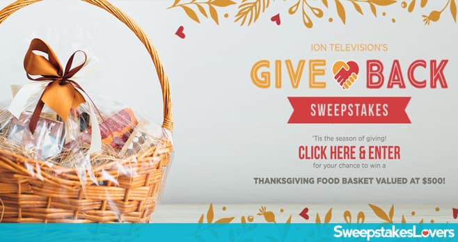 IONTelevision.com Give Back Sweepstakes