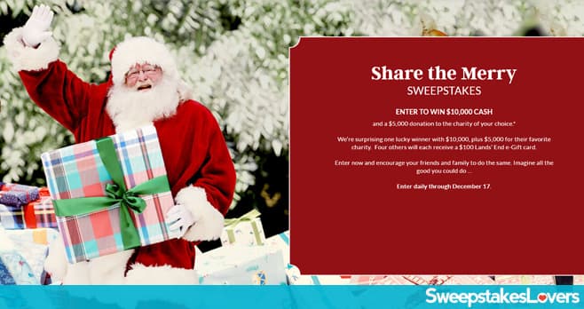 Lands' End Share the Merry Sweepstakes