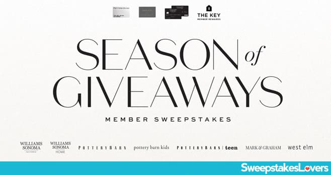 Williams-Sonoma Season of Giveaways Member Sweepstakes