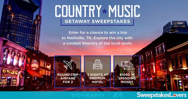 A&E Country Music Sweepstakes