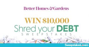 Better Homes and Gardens $10K Winter Sweepstakes