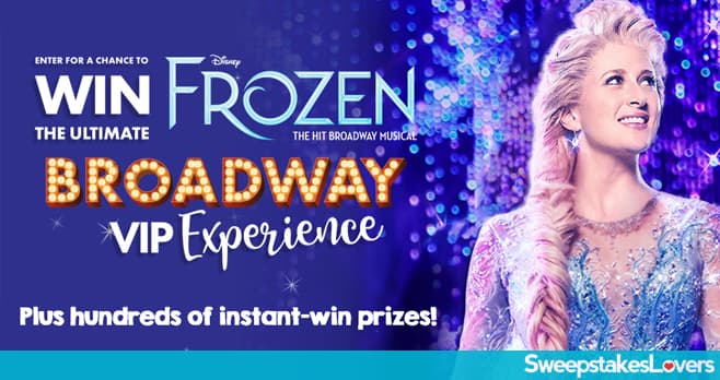 Claire's Frozen Broadway Experience Sweepstakes