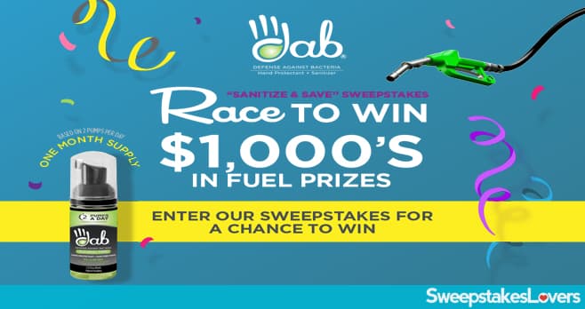 DAB Sanitize and Save Sweepstakes