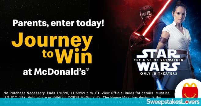 McDonald's Star Wars Rise of Skywalker Sweepstakes