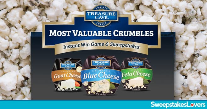 Treasure Cave Most Valuable Crumbles Instant Win Game and Sweepstakes