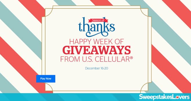 U.S. Cellular Week of Giveaways Sweepstakes