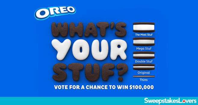 OREO What's Your Stuf Sweepstakes and Instant Win Game 2020