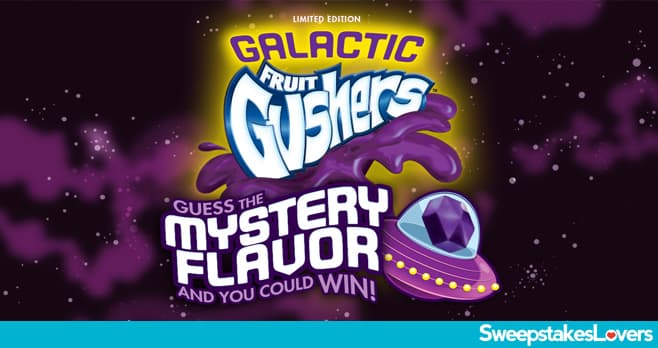 Galactic Gushers Mystery Flavor Instant Win Game 2020