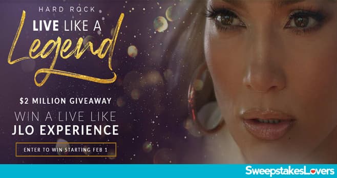 Hard Rock Live Like A Legend $2 Million Giveaway 2020