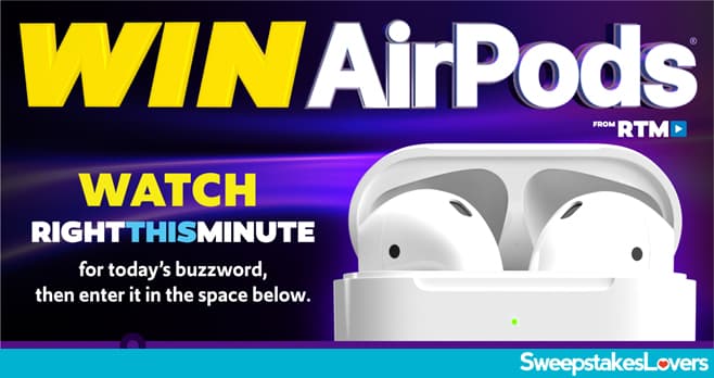 Right This Minute AirPods Contest 2020