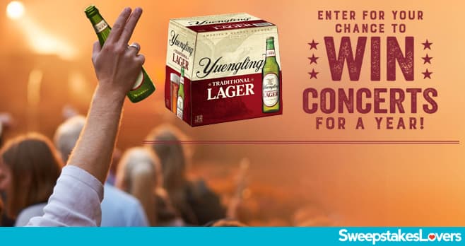 Yuengling Spread Your Wings Concert Tour Sweepstakes 2020