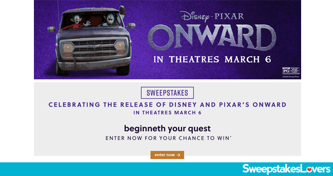 Ashley HomeStore Disney and Pixar Onward Sweepstakes 2020