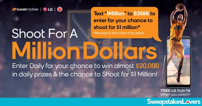 Boost Mobile Shoot For 1 Million Sweepstakes 2020