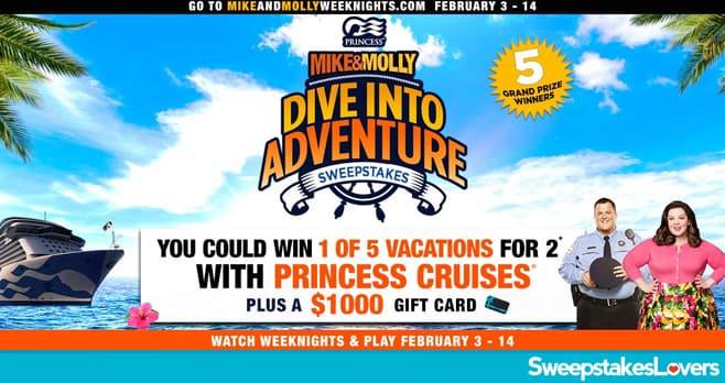 Mike and Molly Dive Into Adventure Sweepstakes 2020