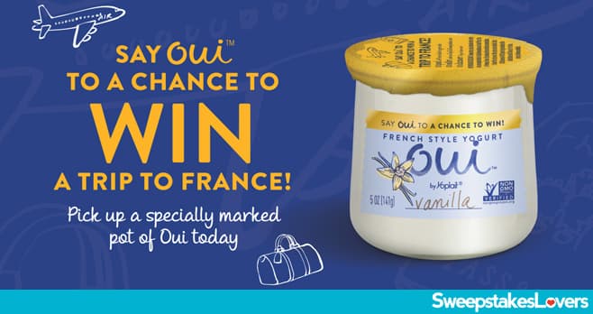 Say Oui Yogurt Sweepstakes 2020