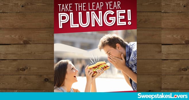 Quiznos Leap Day Proposal Sweepstakes 2020
