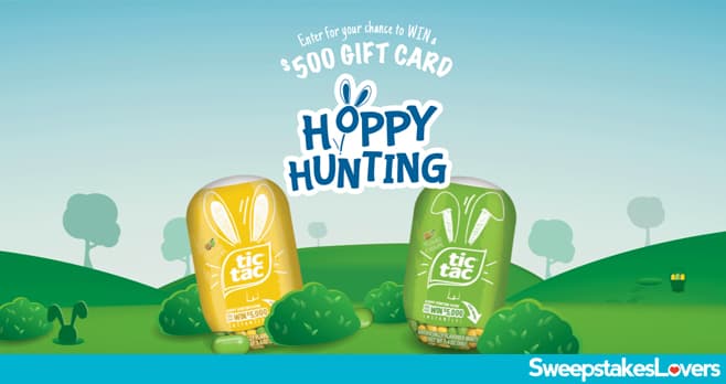 Tic Tac Hoppy Hunting Sweepstakes & Instant Win Game 2020