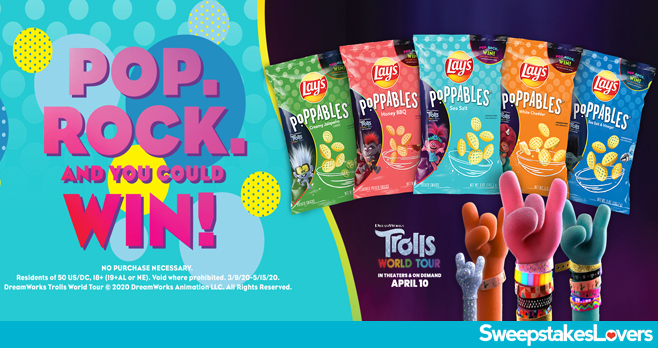 Lay's Poppables DreamWorks Trolls World Tour Sweepstakes