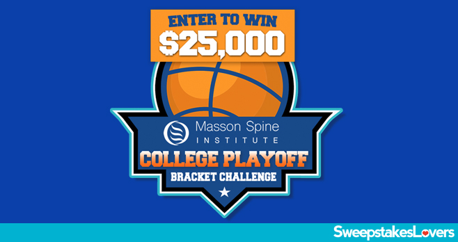 Masson Spine Institute $25,000 College Playoff Bracket Challenge Contest 2020