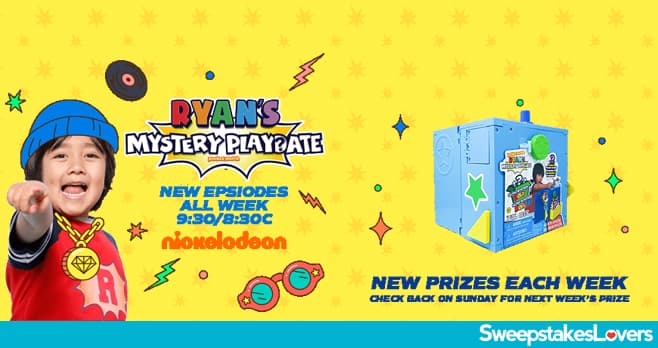 Nickelodeon Ryan's Mystery Sweepstakes 2020