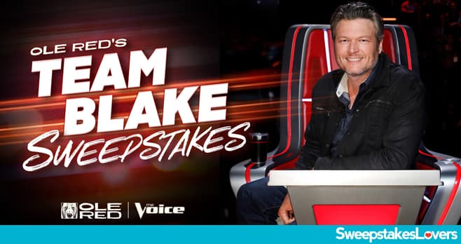 Ole Red The Voice Team Blake Sweepstakes 2020
