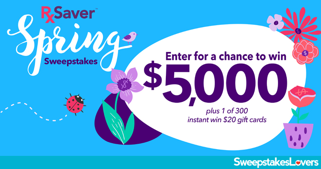 RxSaver Season Savings Sweepstakes 2020