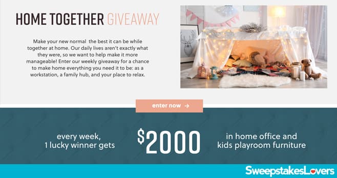 Ashley HomeStore Home Together Giveaway 2020