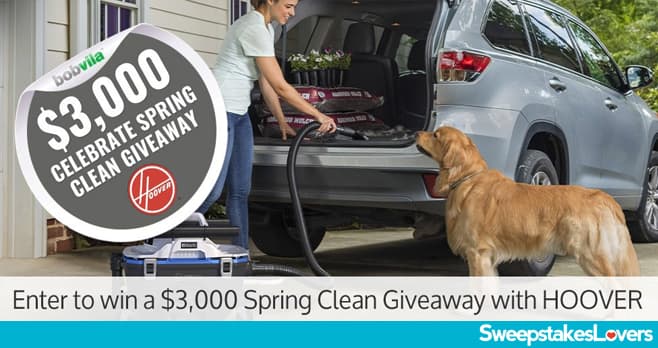 Bob Vila $3,000 Celebrate Spring Clean Sweepstakes 2020