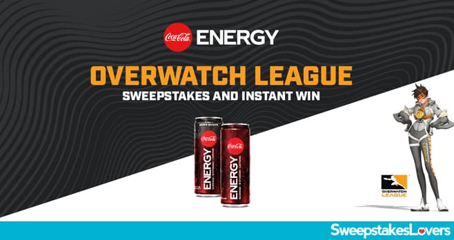 Coke Energy Overwatch League Sweepstakes and Instant Win Game 2020