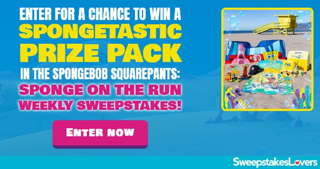 SpongeBob SquarePants Sponge On The Run Weekly Sweepstakes 2020