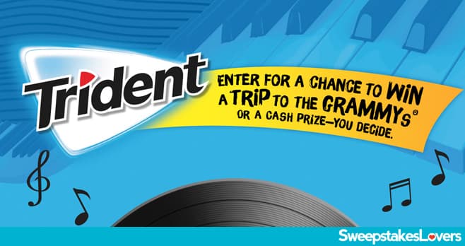 Trident Chew Tunes Sweepstakes and Instant Win 2020