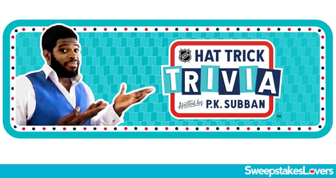 NHL Hat Trick Trivia Contest 2020